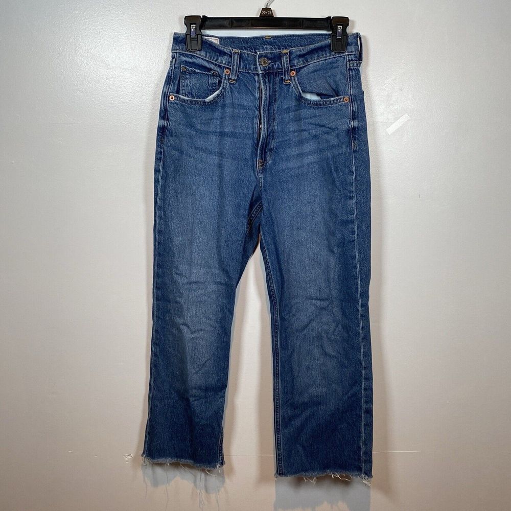 Gap Denim Womens Blue 90s Loose High Rise Jeans 5-pocket Size 26/ 2R‎